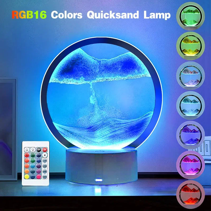 LED RGB Sandscape Lamp 3D