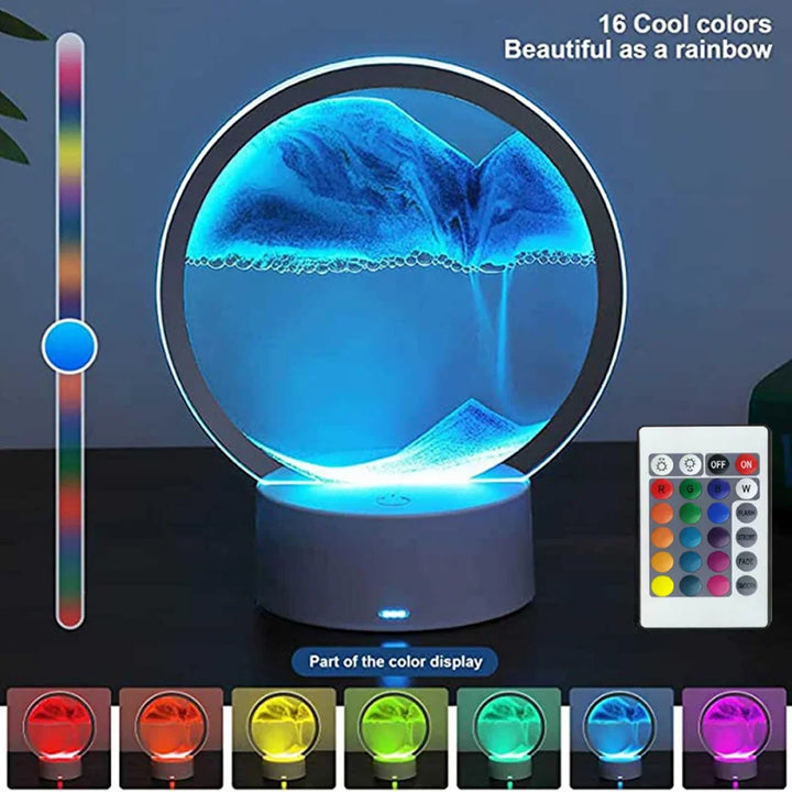 LED RGB Sandscape Lamp 3D