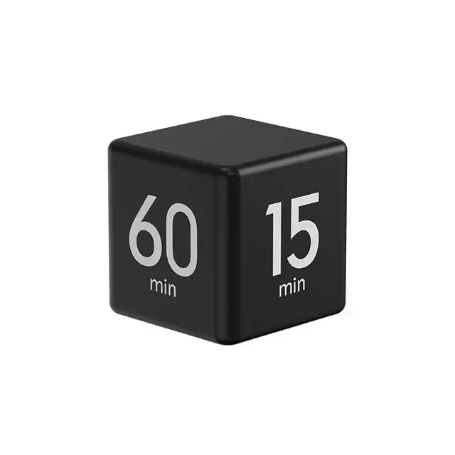 Productivity Cube Timer Gravity Sensor Flipping LED Display