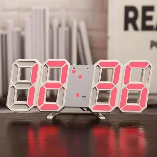 3D Digital Wall Clock Decoration for Home