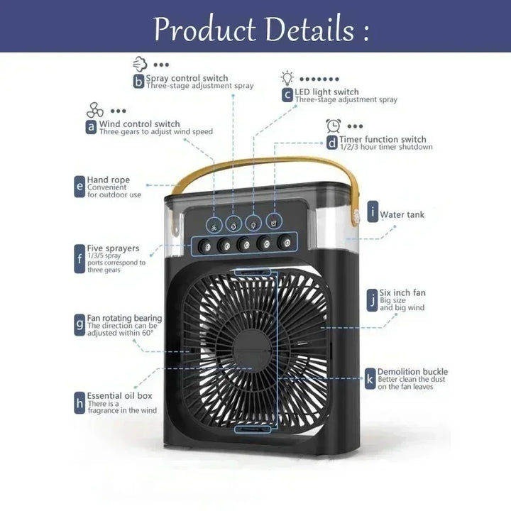 New 3 In 1 Fan AIr Conditioner Household