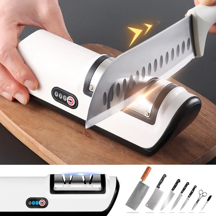 Kitchen Electric Knife Sharpener Multifunctional Automatic Professional