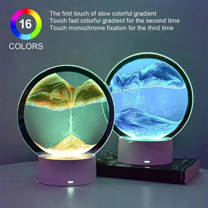 LED RGB Sandscape Lamp 3D