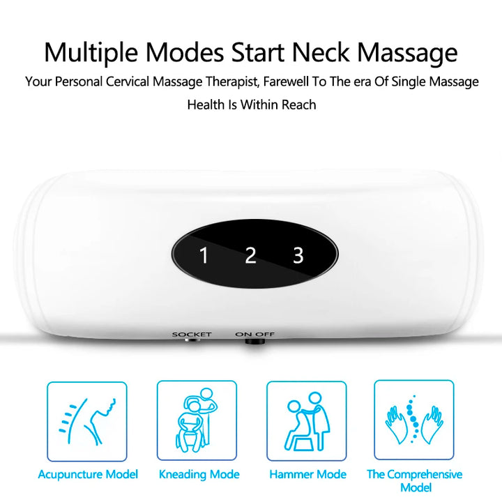 Electric Neck Massager & Pulse Back 6 Modes