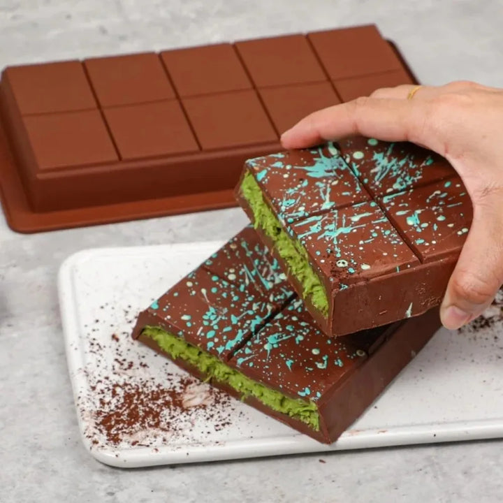 Chocolate Bar Molds Silicone Bars Break Apart Wax