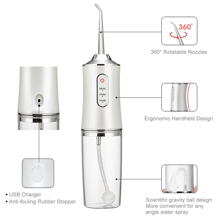 Portable Smart Electric Oral Irrigator Water Flosser