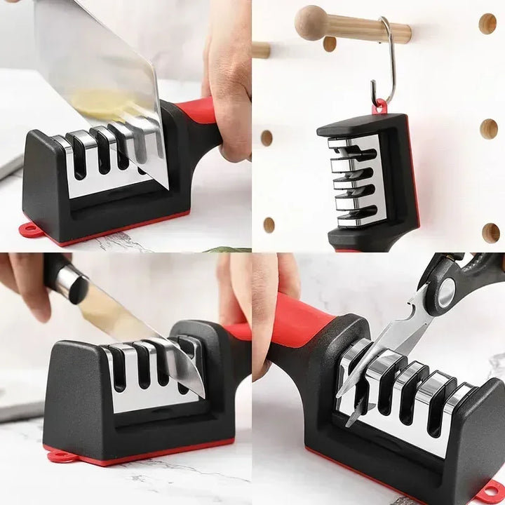 3/4 Segment Cutter Knife Sharpener Kitchen