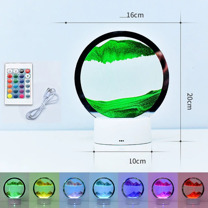 LED RGB Sandscape Lamp 3D