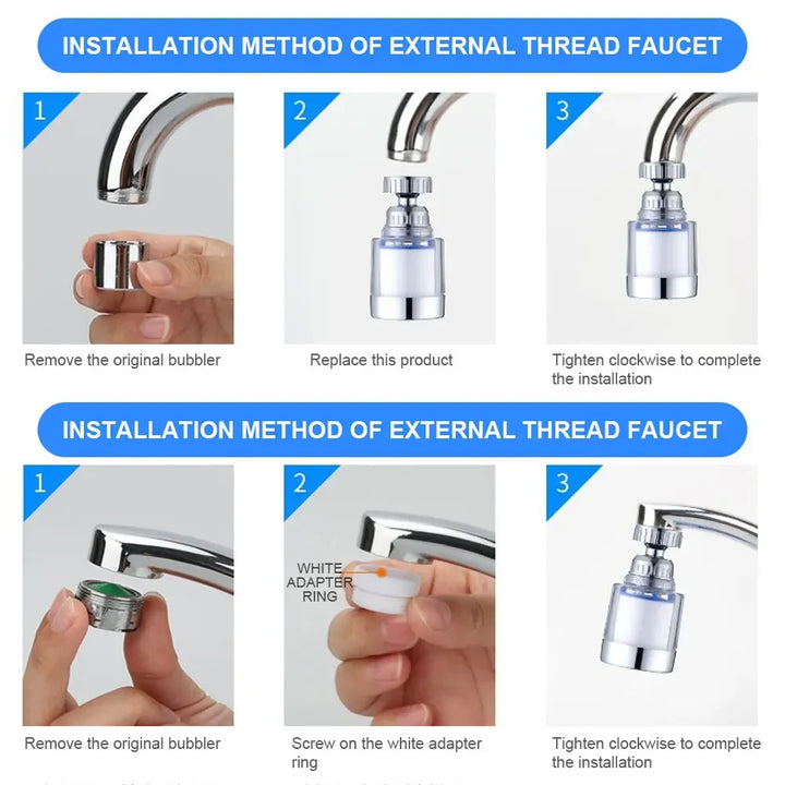 Faucet Filter Element Purifier Sprayer Head Household